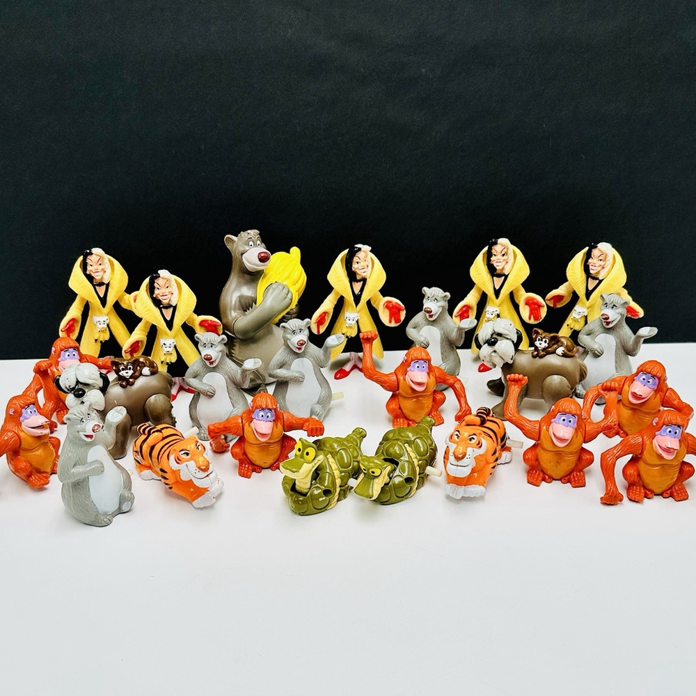 McDonalds Disney JUNGLE BOOK Wind-Up CRUELLA Mixed Happy Meal Toys Lot of 24